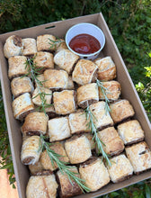 Load image into Gallery viewer, 60 Sausage Rolls Box